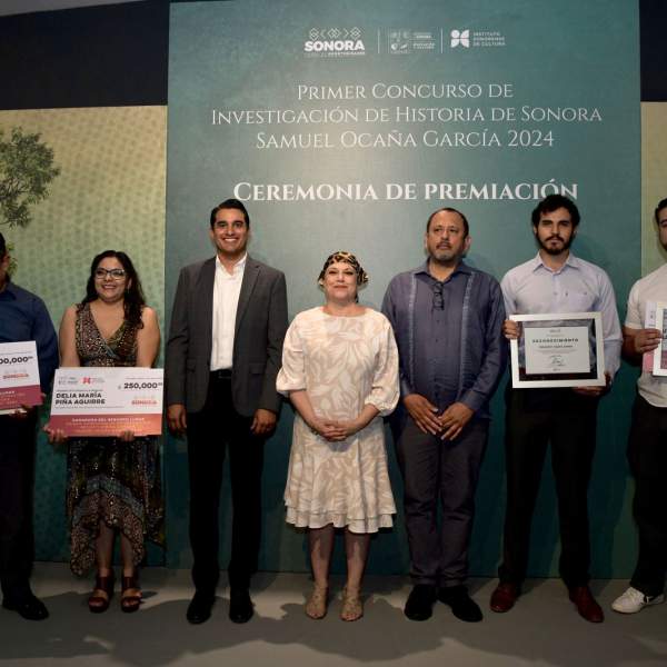 Premian a ganadores del Primer Concurso de Investigación de Historia de Sonora “Samuel Ocaña García” 2024 