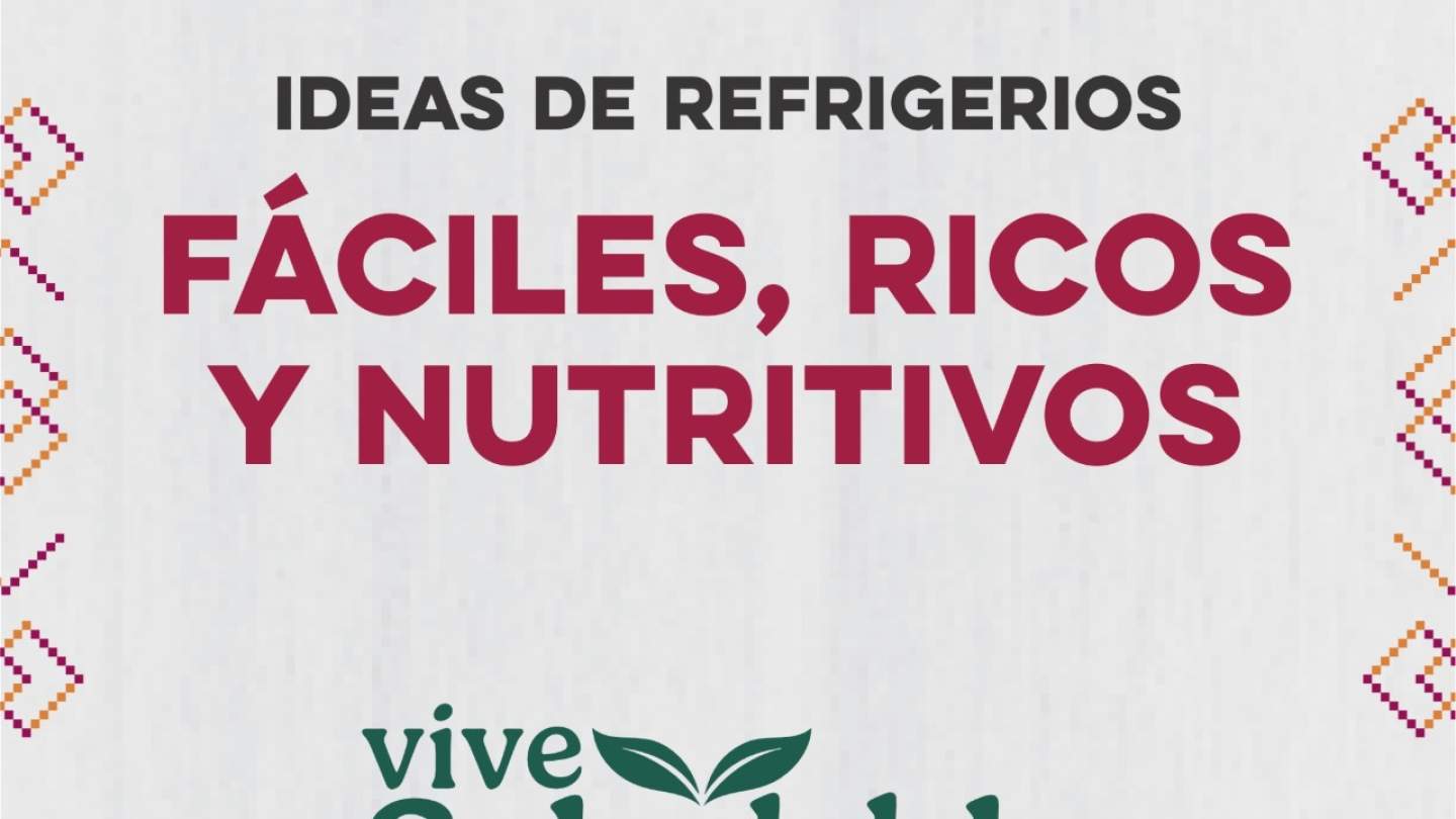 La Secretaría de Educación y Cultura invita a preparar refrigerios saludables para niñas y niños