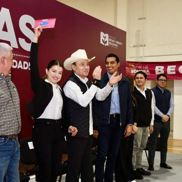 Anuncia Gobernador Durazo convocatoria de becas Sonora de Oportunidades; van más de 600 mil estudiantes becados
