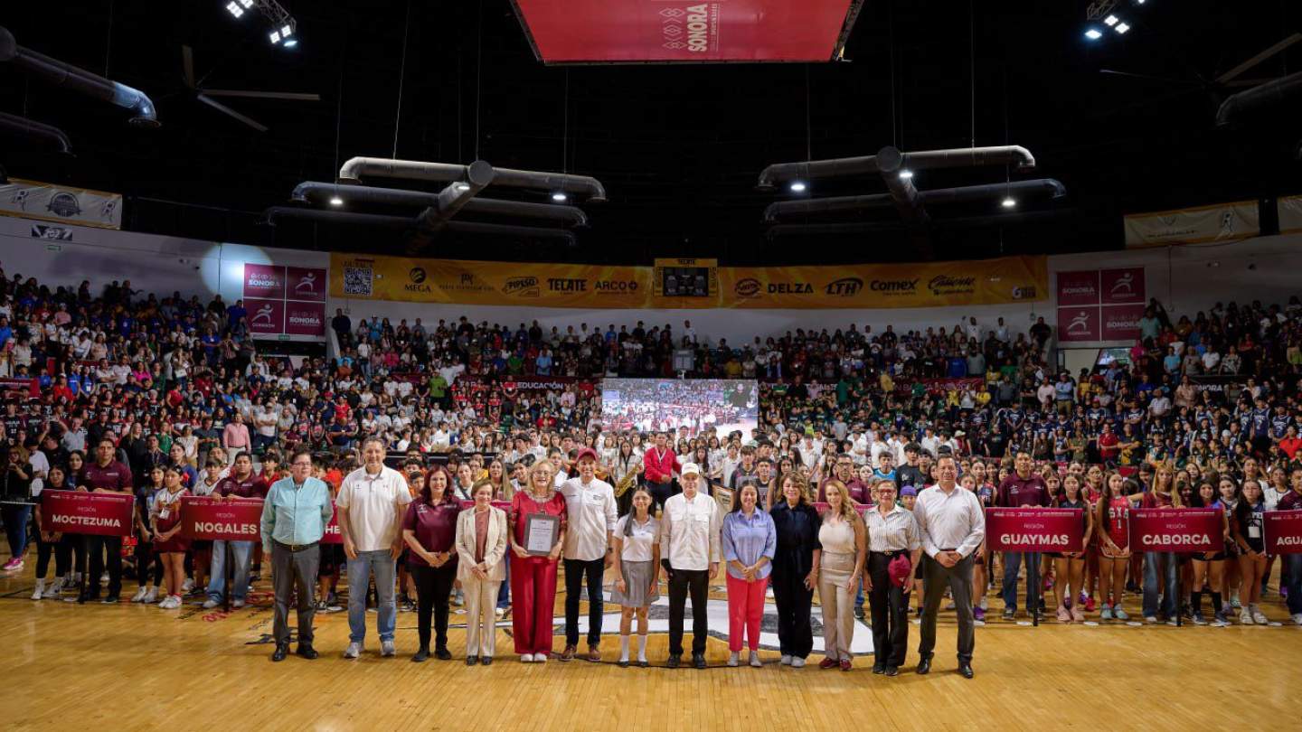 Gobernador Durazo impulsa a futuras promesas del deporte a través de competencias estatales