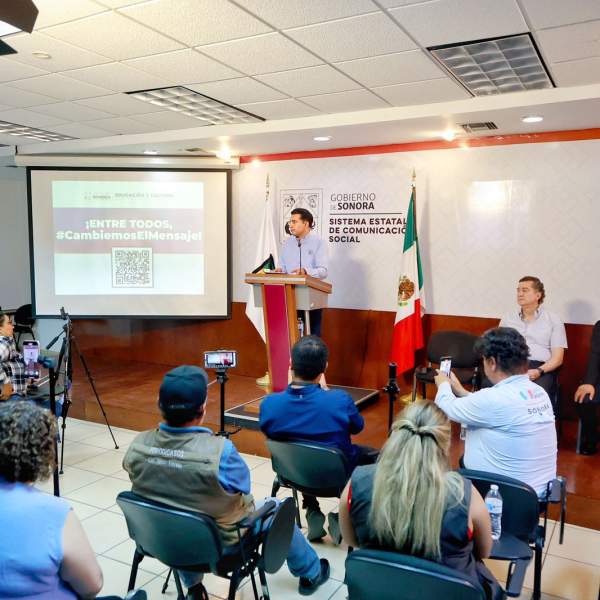 Presenta Gobierno de Sonora la campaña “Cambiemos el Mensaje”: SEC